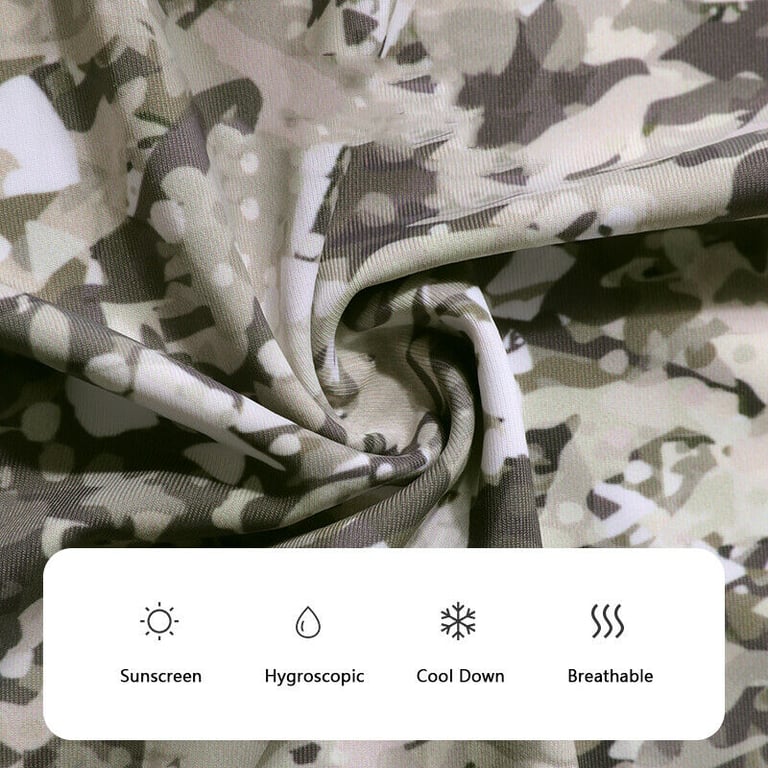 Camouflage Neck Gaiter Face Mask | Tactical Snood UPF50+ Protection thumbnail 6