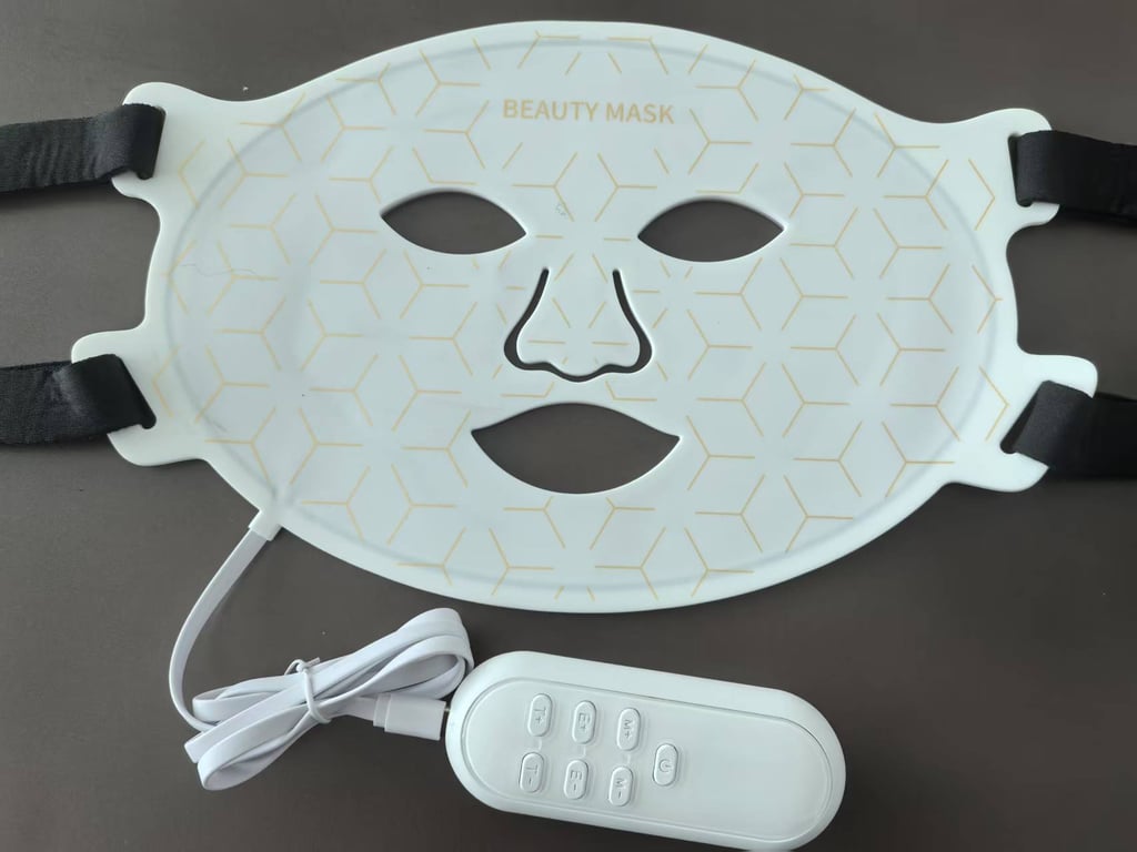 LED Silicone Multicolor Photon Therapy Rejuvenating Facial Mask | Canada thumbnail 3
