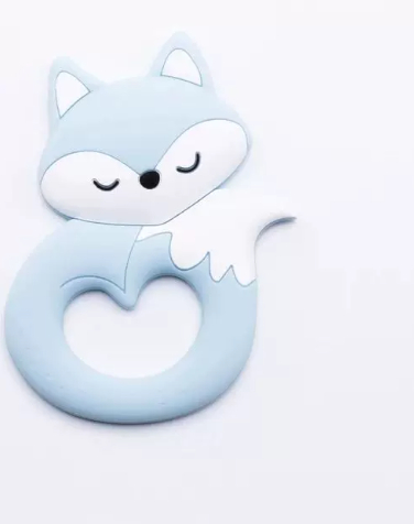 Food-Grade Silicone Baby Teether | Cartoon Fox Design | CA$13.59 thumbnail 1