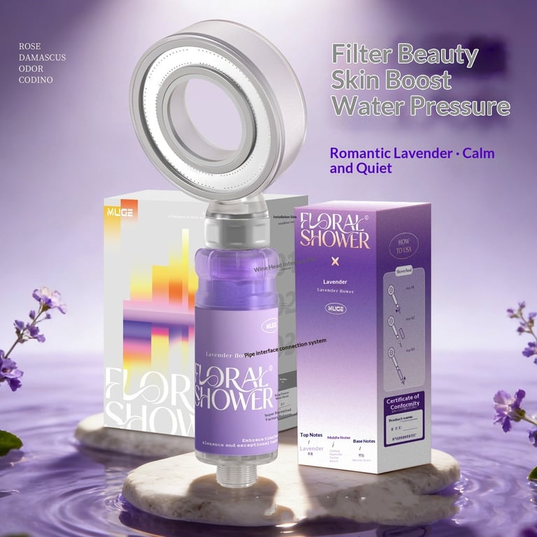Aromatherapy Pressurized Showerhead Filter | Spa Shower Experience thumbnail 11