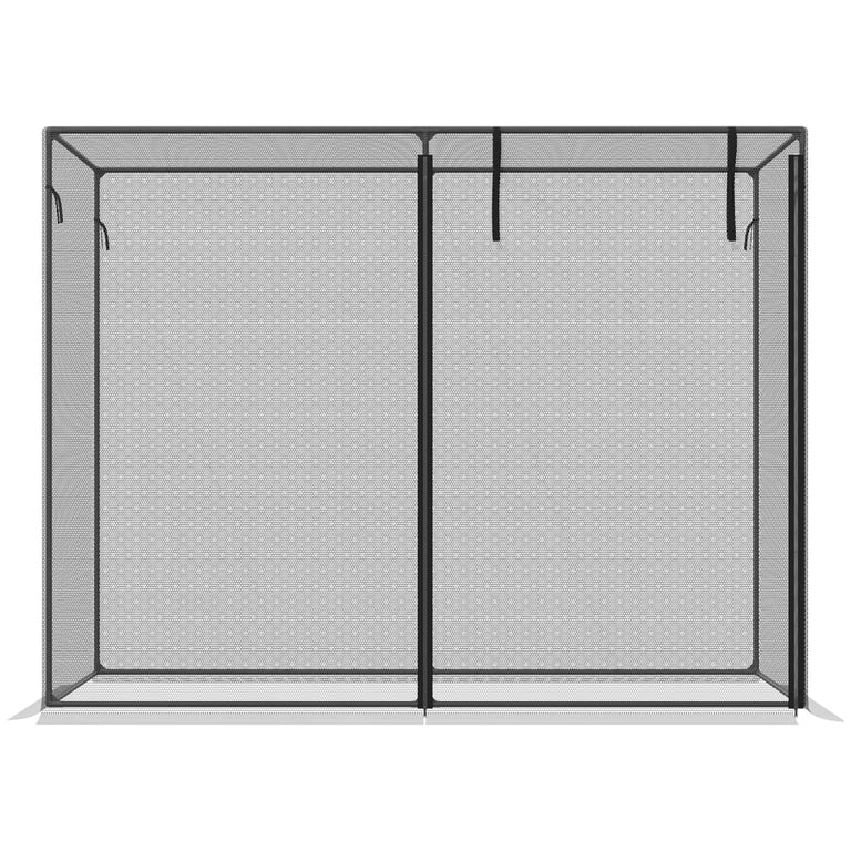6 x 3ft Crop Cages for Garden, Plant Protectors from Animals, Storage Bag and 6 Ground Stakes, Black thumbnail 11