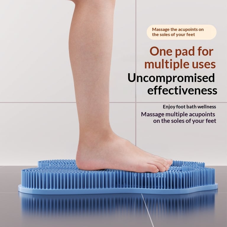 Bath Foot Scrubber Pad | Lazy Person's Magic Exfoliating Massage Tool thumbnail 5