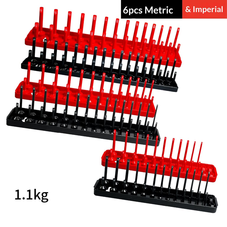 Metric British Plastic Socket Head Storage Multifunctional Bracket | 6-Piece Set thumbnail 5