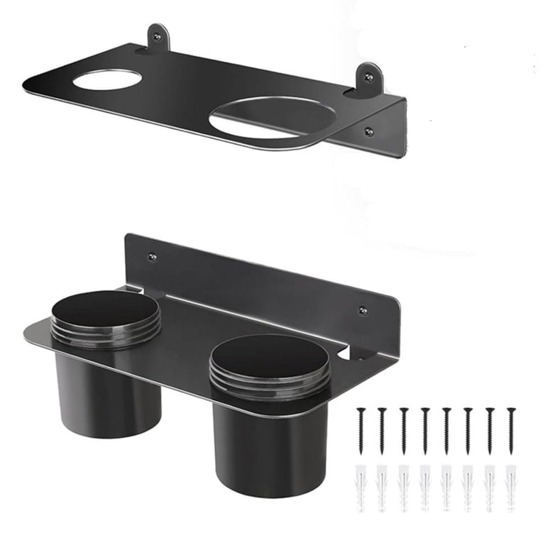 Wall-Mounted Funnel Paint Bottle Storage Rack | Home & Kitchen Organization thumbnail 1