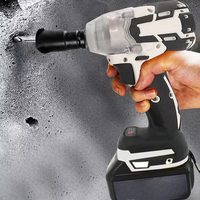 1000Nm Cordless Impact Wrench Drill Gun | 2 Battery Ratchet Driver thumbnail 4