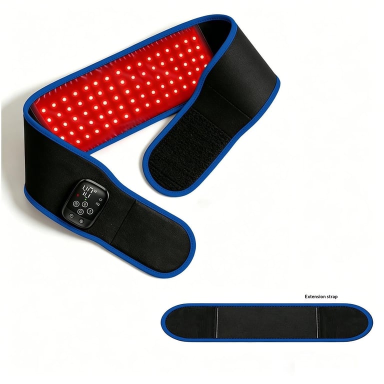 120-LED Far-Infrared Heating Massage Therapy Waist Support Belt | Health & Beauty - image 1