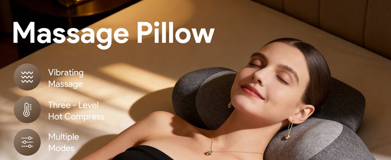 Vibrating Temperature-Controlled Heating Cervical Massage Pillow | Neck Pain Relief thumbnail 15