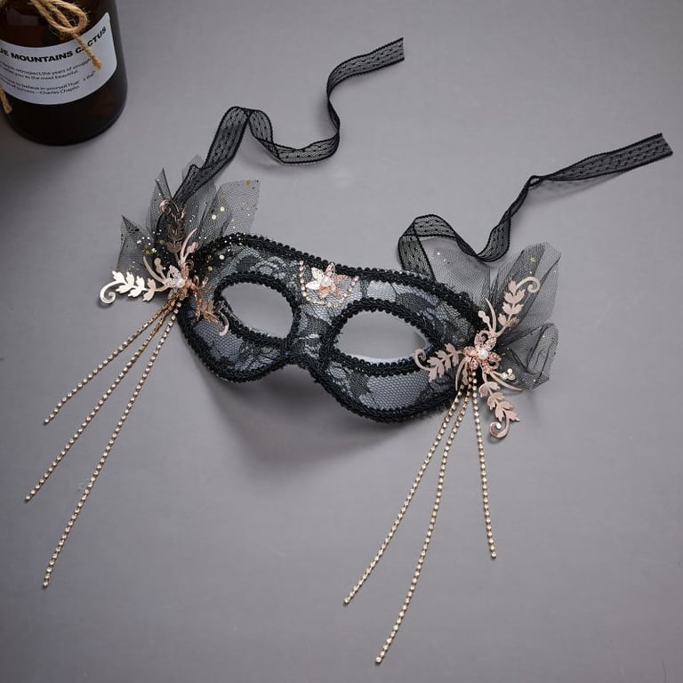 Christmas Half-Face Sexy Party Eye Mask | Masquerade Ball Costume thumbnail 5