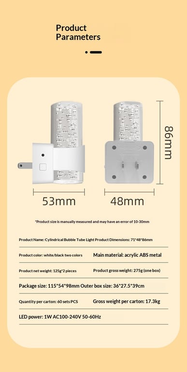 Motion Sensor Night Light with Dimming | LED Corridor Lamp CA thumbnail 11