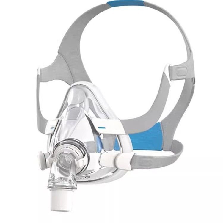 Ventilator Head-Mounted Silicone Nasal-Oral CPAP Mask | Full-Face thumbnail 1