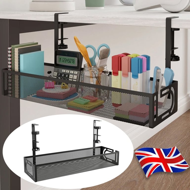 Under Desk Cable Management Tray | Cord Holder Storage Rack Canada thumbnail 7