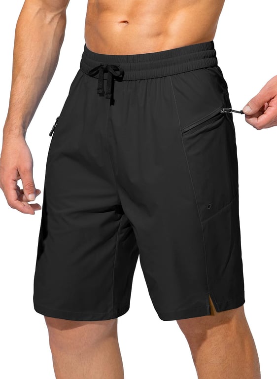 Men's Quick Dry Beach Shorts with Pockets | Drawstring Swim Trunks thumbnail 9