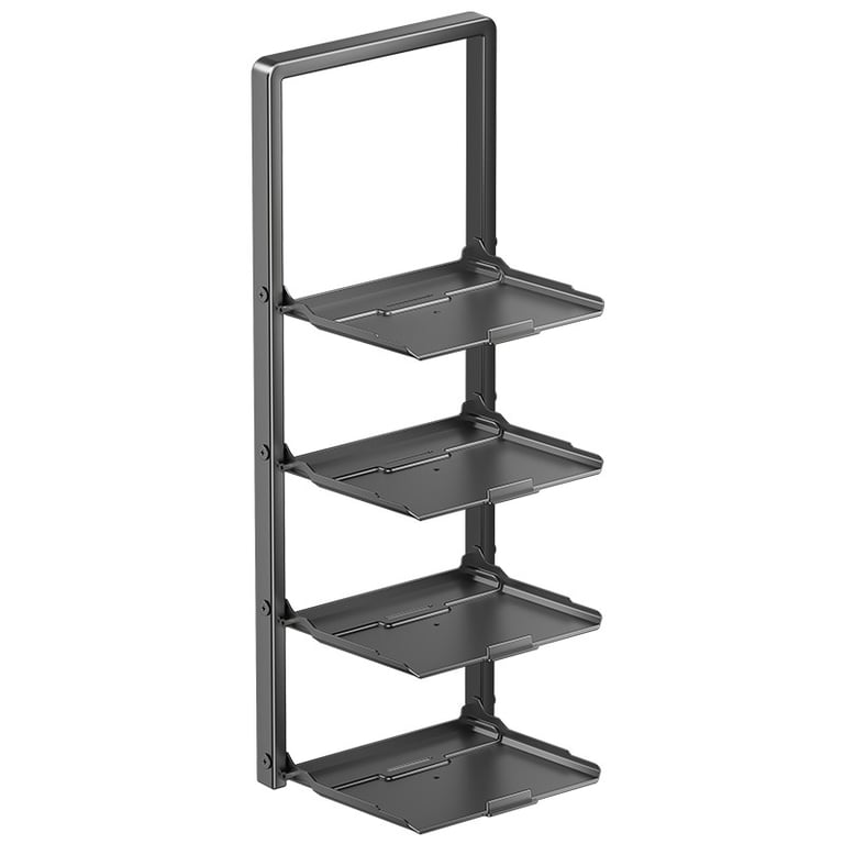 Punch-Free Foldable Kitchen Prep Rack | No-Drill Wall Mount
