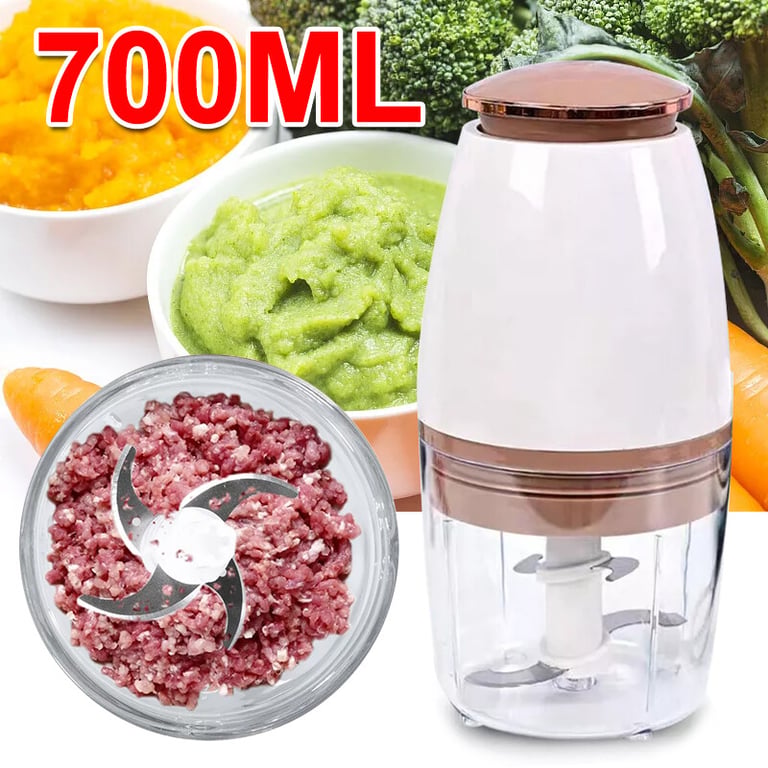 700ML Electric Food Processor Vegetable Chopper Multi Blender | Canada thumbnail 9