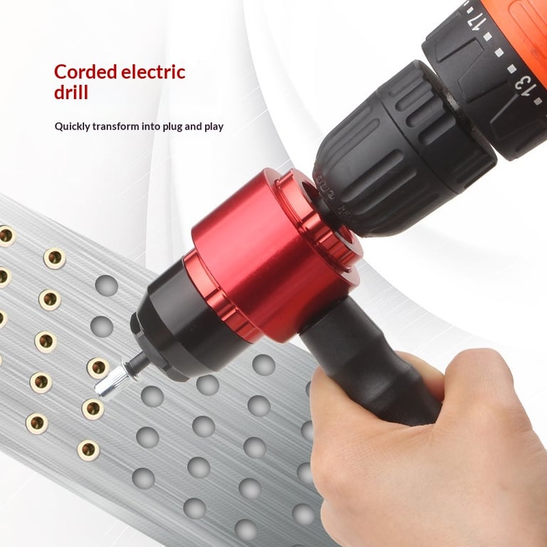 Electric Rivet Gun Head for Hand Drills | Metric & Imperial thumbnail 7