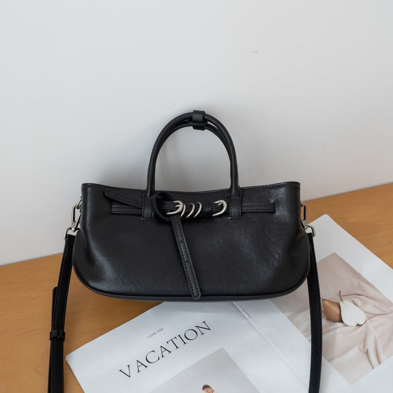 Vintage Vegetable-Tanned Leather Handbag | Women's Crossbody Bag thumbnail 15