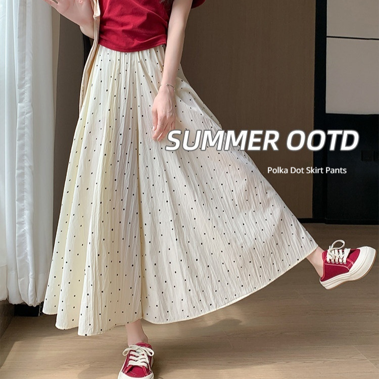 High-Waisted Draping Ice-Silk Wide-Leg Pants | Breathable Summer thumbnail 12