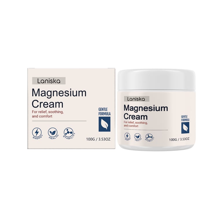 Laniska Magnesium Cream for Joint Pain Relief | Daily Massage Care