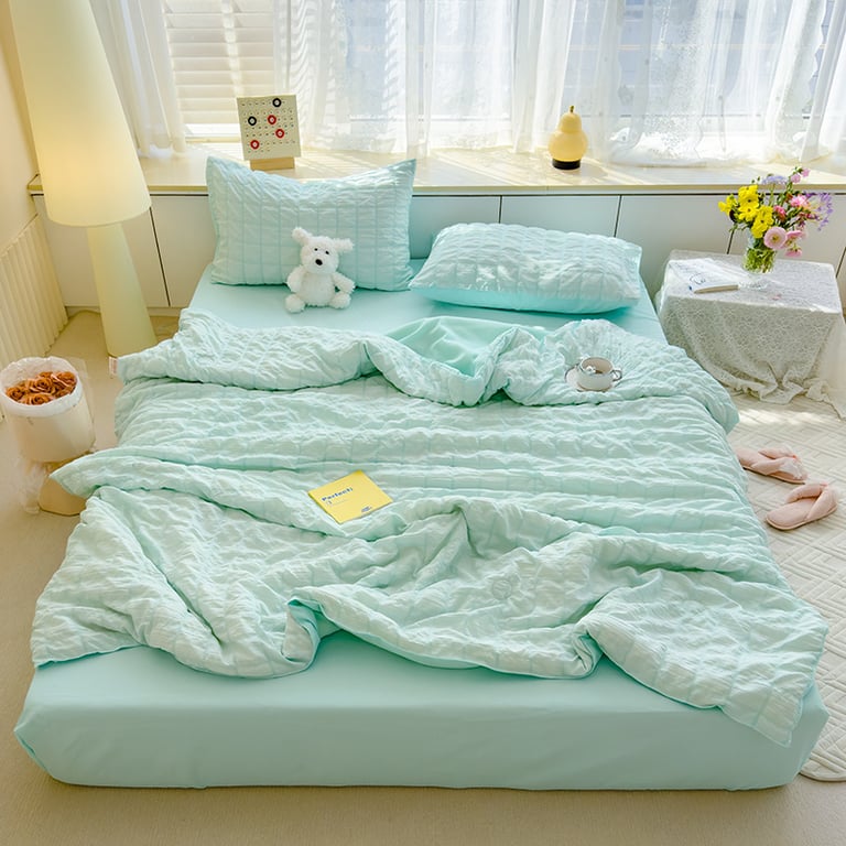 Summer Cooling Quilt Double-Size | Lightweight Breathable Bedding thumbnail 8