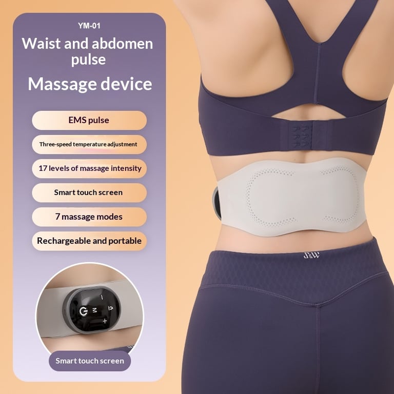 Low-Current Heating Lumbar Massage Device | EMS Waist Belt thumbnail 6