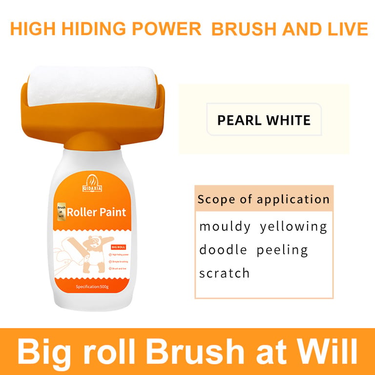 Orange Wall Roller Touch-up Paint | Water-Based, Low-Odor, All-in-One thumbnail 3