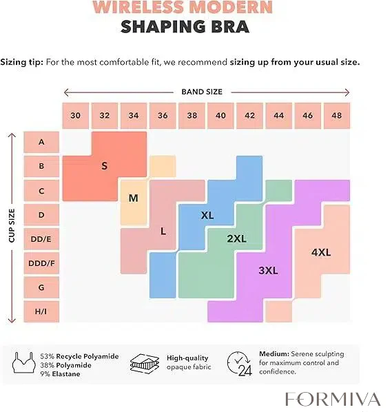 Supportive Comfort Wireless Shaping Bra thumbnail 15