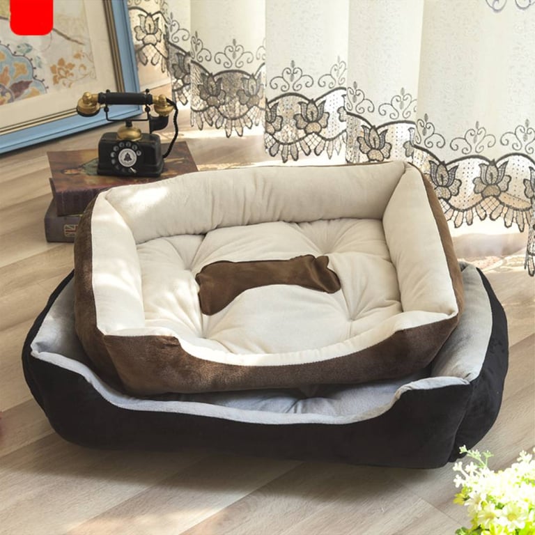 Large Warm Plush Dog Bed Mat Washable Calming Cushion 60x80cm thumbnail 8