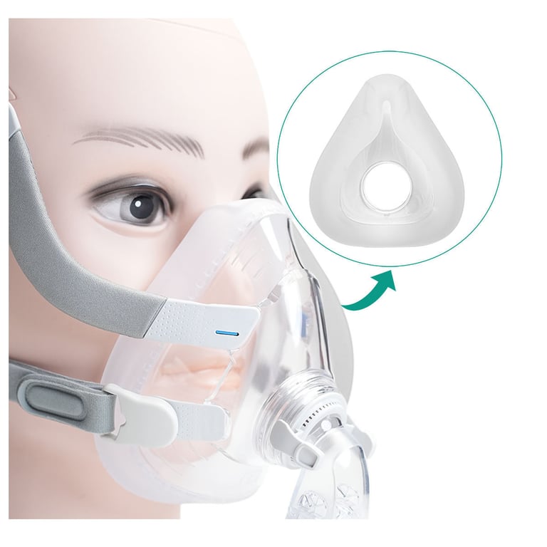 Breathing Mask Silicone Pad | Comfortable Office Respirator Cushion thumbnail 3