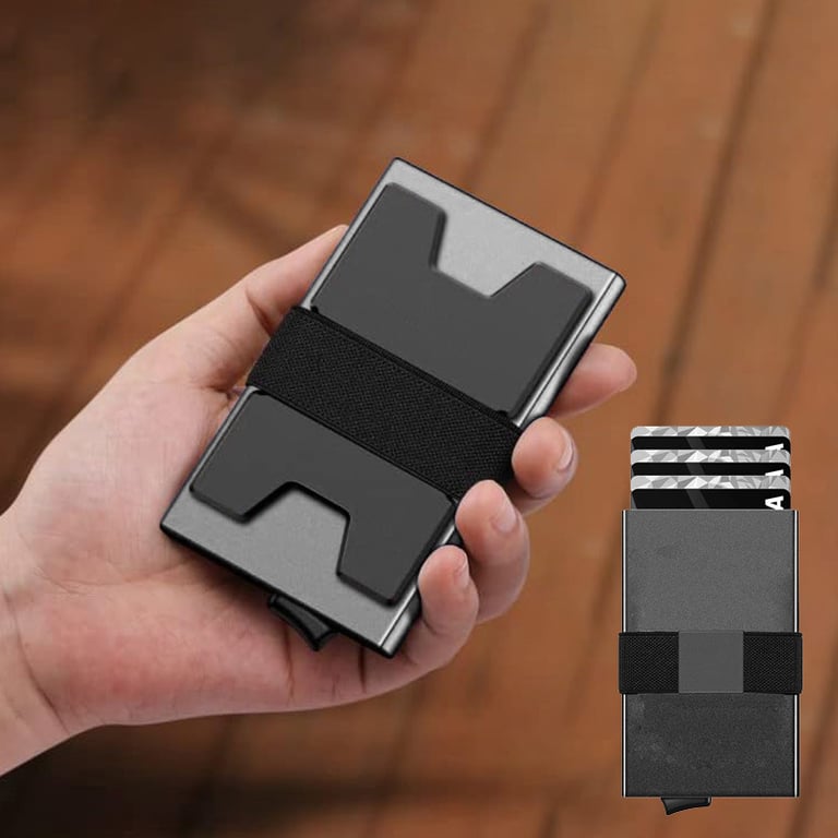 Aluminum RFID Card Case Minimalist Wallet | Mens Card Holder A008 thumbnail 9