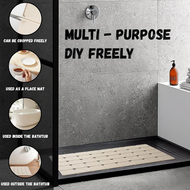 Silicone Non-Slip Massage Mat for Bathroom & Shower | Canada thumbnail 7