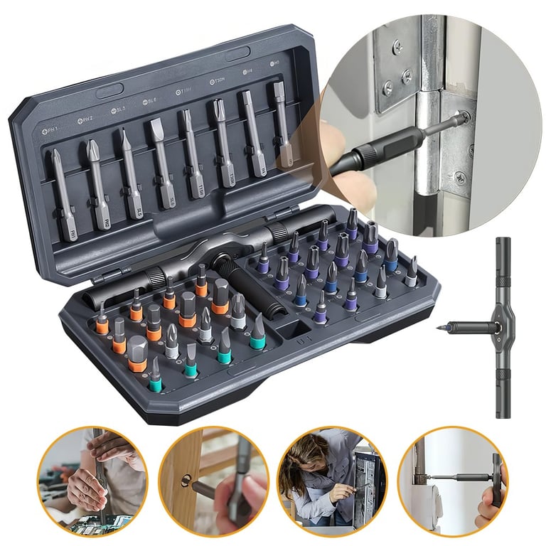 42-in-1 Magnetic Screwdriver Set | Professional Ratchet Tool Kit thumbnail 14