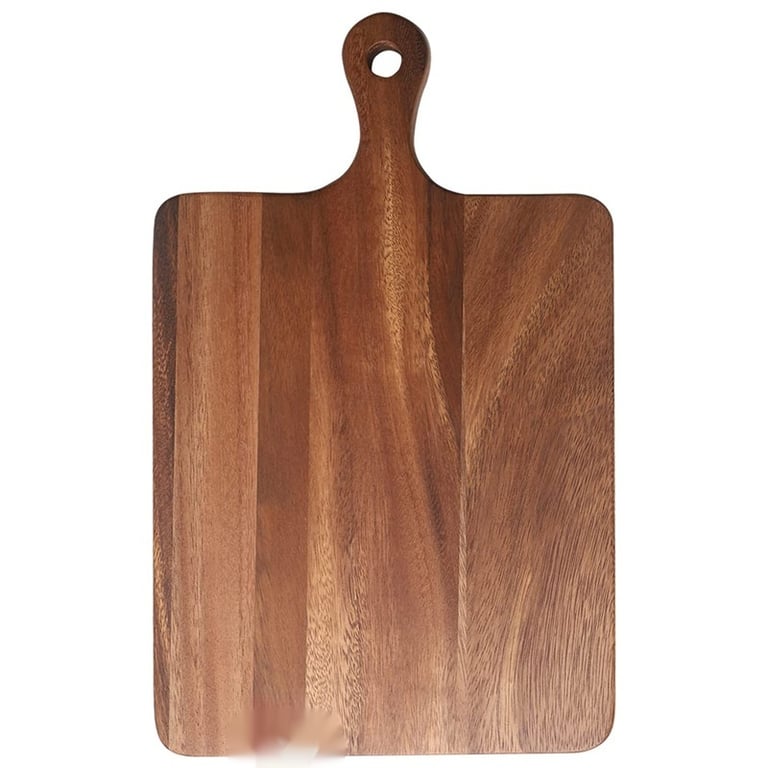 Household Acacia Wood Kitchen Cutting Board with Handle | Captain Fam thumbnail 2