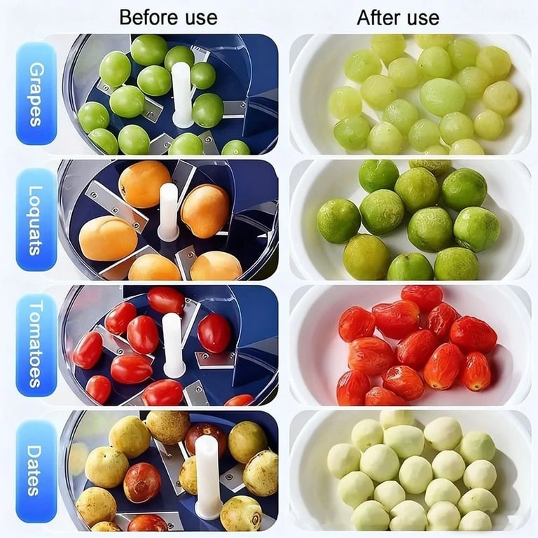 Electric Grape Peeling Machine | Effortless Fruit Peeler Tool Canada thumbnail 3