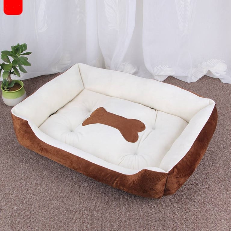 Large Warm Plush Dog Bed Mat Washable Calming Cushion 60x80cm thumbnail 13