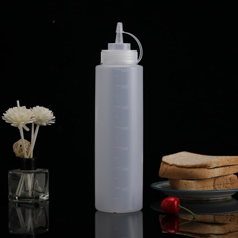 8 Pack Squeeze Sauce Bottles 500ml | Leak-Proof Condiment Dispensers thumbnail 4