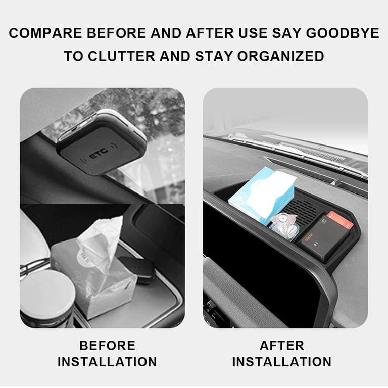 Organizer Tray for Toyota Land Cruiser 2024-2025 Dashboard Storage Box thumbnail 9