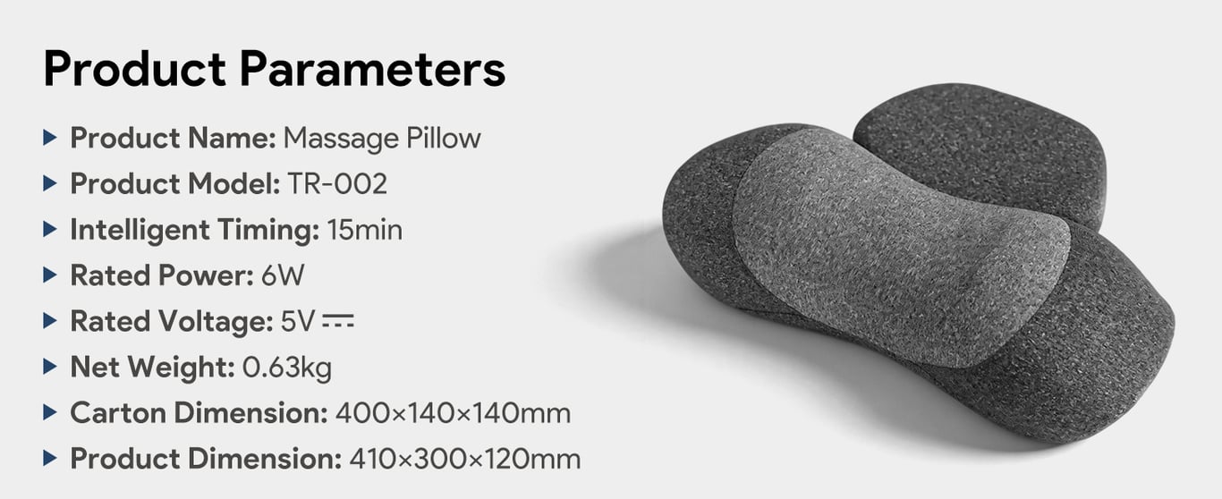 Vibrating Temperature-Controlled Heating Cervical Massage Pillow | Neck Pain Relief thumbnail 5