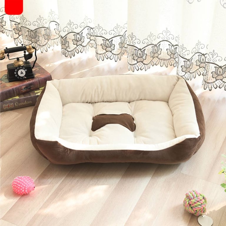 Large Warm Plush Dog Bed Mat Washable Calming Cushion 60x80cm thumbnail 15