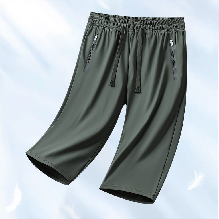Summer Couple High-Elastic Ice Silk Quick-Drying Pants Canada thumbnail 4