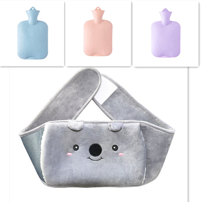 Plush Waist Cover Winter Belly Warmer with Hot Water Bottle | Cozy Koala thumbnail 2