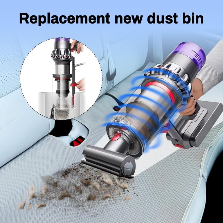 Dyson V10 SV12 Replacement Dust Bin Canister Filter | Large Capacity thumbnail 14