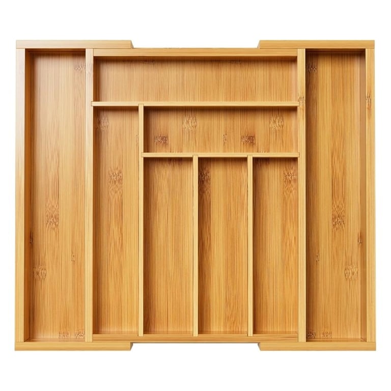 Extendable Bamboo Drawer Organizer thumbnail 1