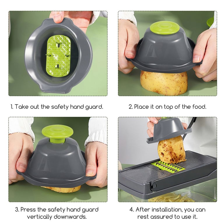 15-in-1 Vegetable Chopper & Fruit Cutter | Food Dicer Slicer Peeler thumbnail 7