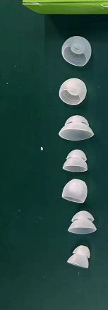 Dual Soft Silicone Ear Tips for Hearing Aids | TPE Material thumbnail 3