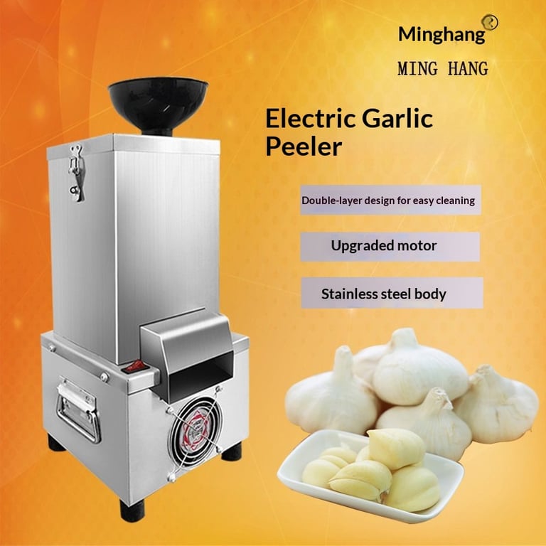 Automatic Garlic Peeler Machine | Commercial 20-25kg/hr Capacity thumbnail 4