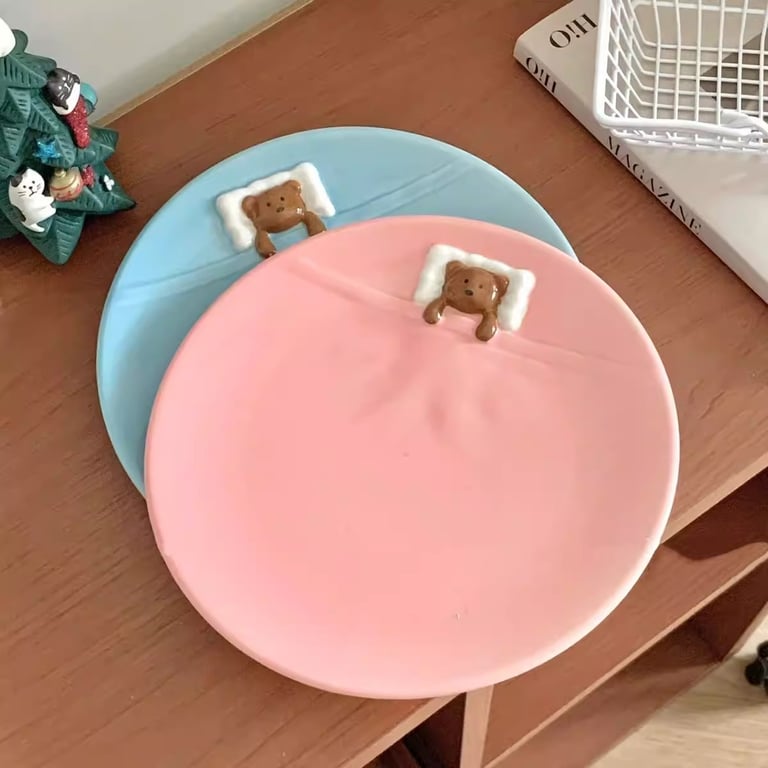Ceramic Salad Pasta Dish | Solid-Color Home Dinnerware Set thumbnail 16