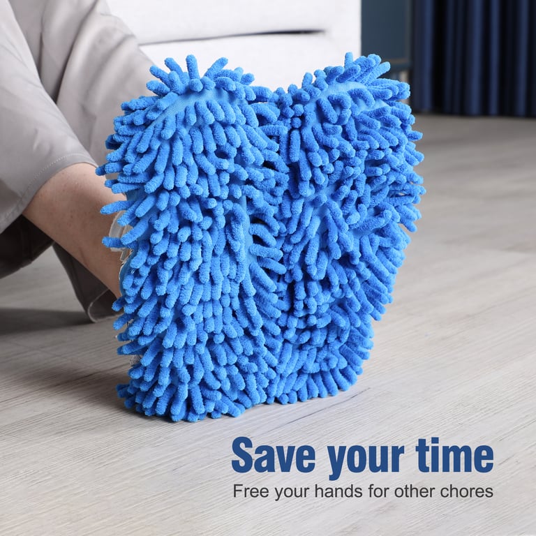 Microfiber Mop Slippers | Hands-Free Floor Cleaning, Machine Washable thumbnail 10