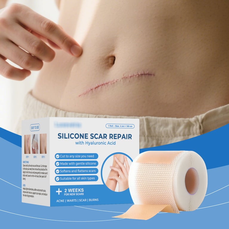Silicone Scar Cover Patch | Thin, Breathable, Hyaluronic Acid thumbnail 9