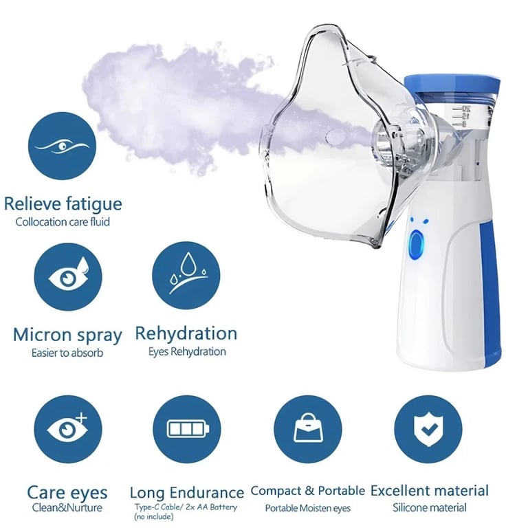 Portable Facial Steamer with Nano-ion Mist | Handheld Moisturizer thumbnail 11