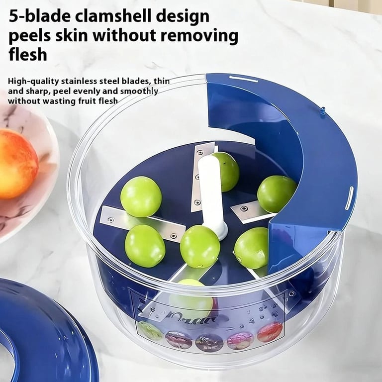 Electric Grape Peeling Machine | Effortless Fruit Peeler Tool Canada thumbnail 2